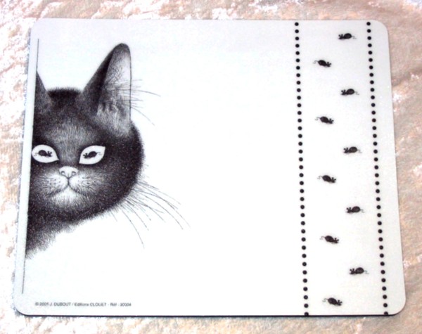 Grand Sac Shopping Blanc Et Bleu 'Les Chats De Dubout' - Neuf Avec étiquettes - Tote Bag Déco